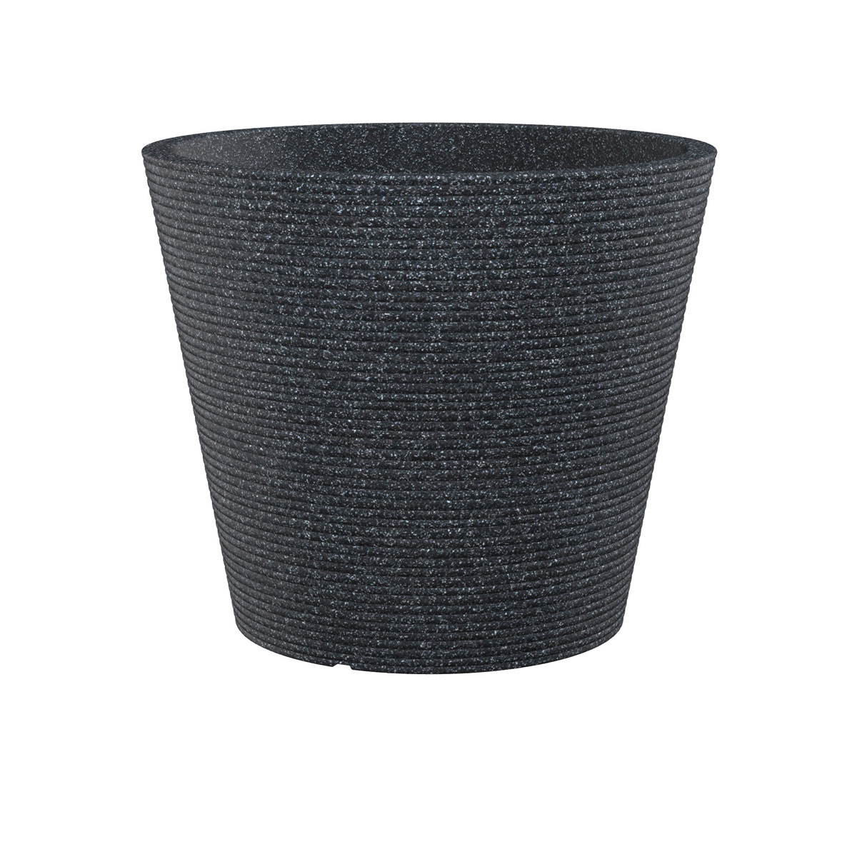 Scheurich Pflanzgefäß Coneo BxHxT 38,9 x 33,2 x 38,9 cm Schwarz-Granit Bild 1