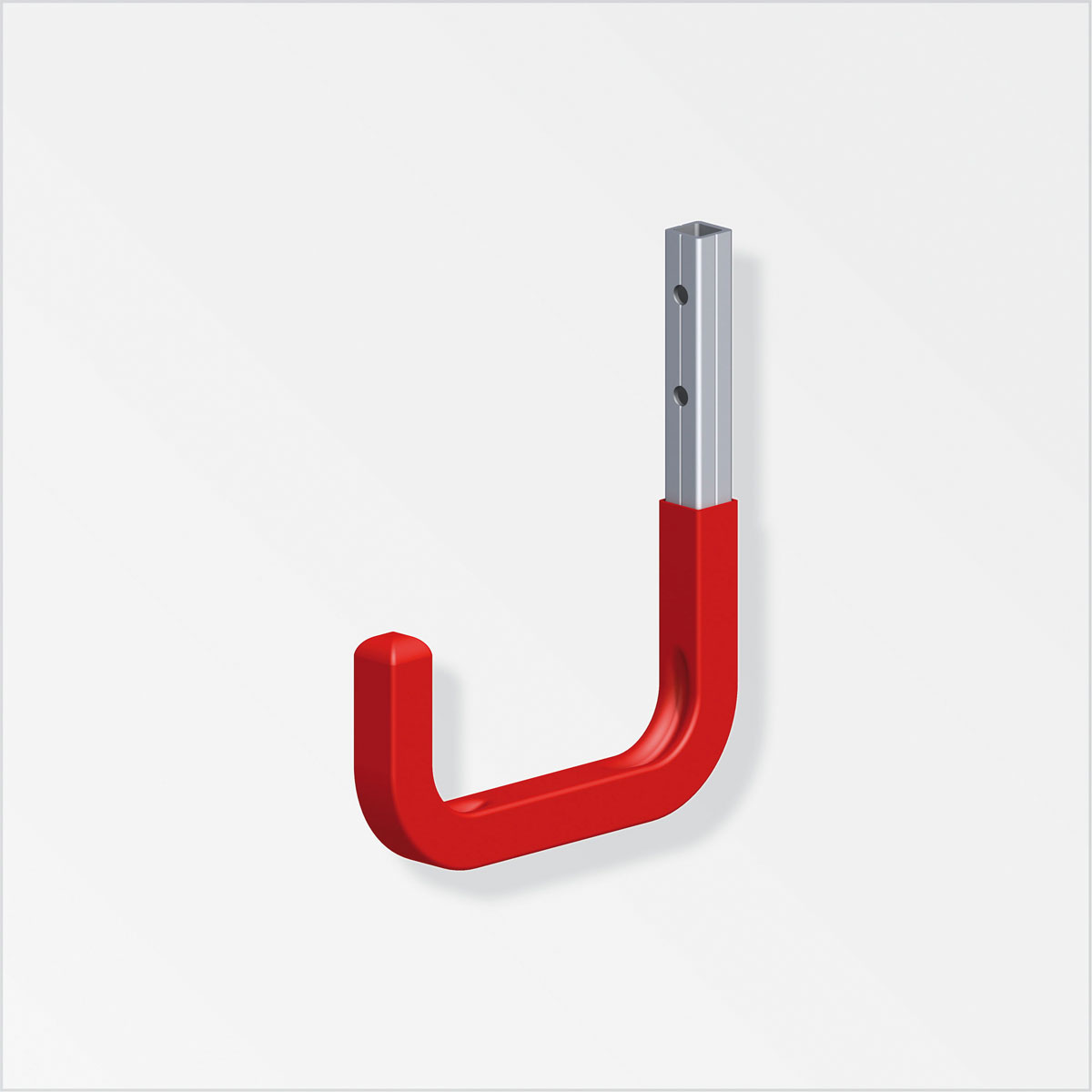 MyTool Wandhaken Typ 3 80 x 120 mm gummiert rot Bild 1
