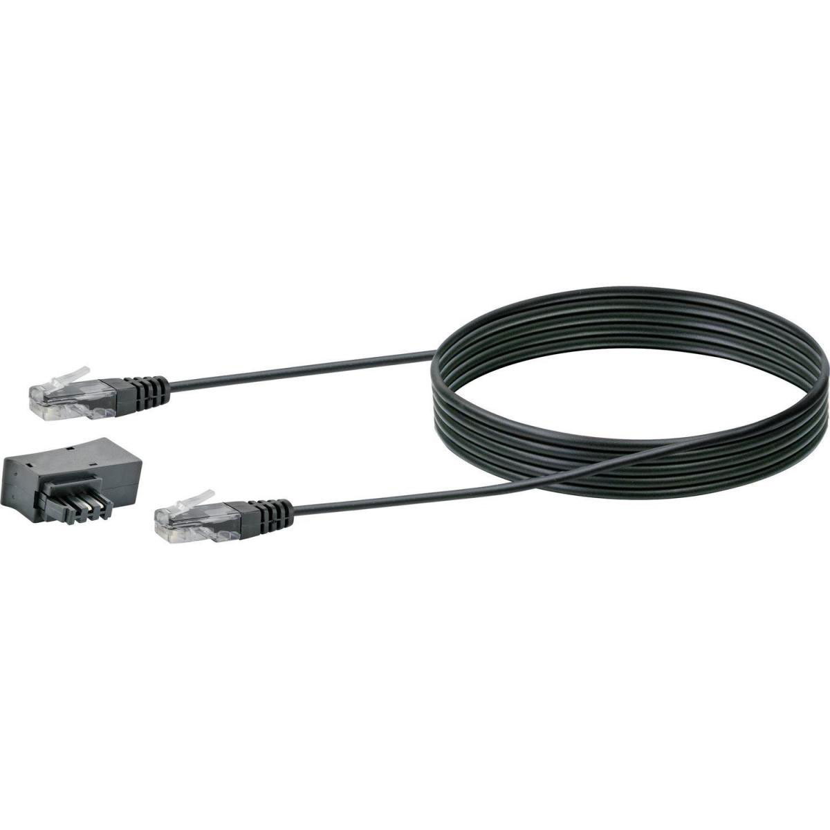 Schwaiger TAE/DSL-Leitung/Steckeradapter mit Modemkabel 3 m Schwaiger TAE/DSL-Leitung/Steckeradapter mit Modemkabel 3 m