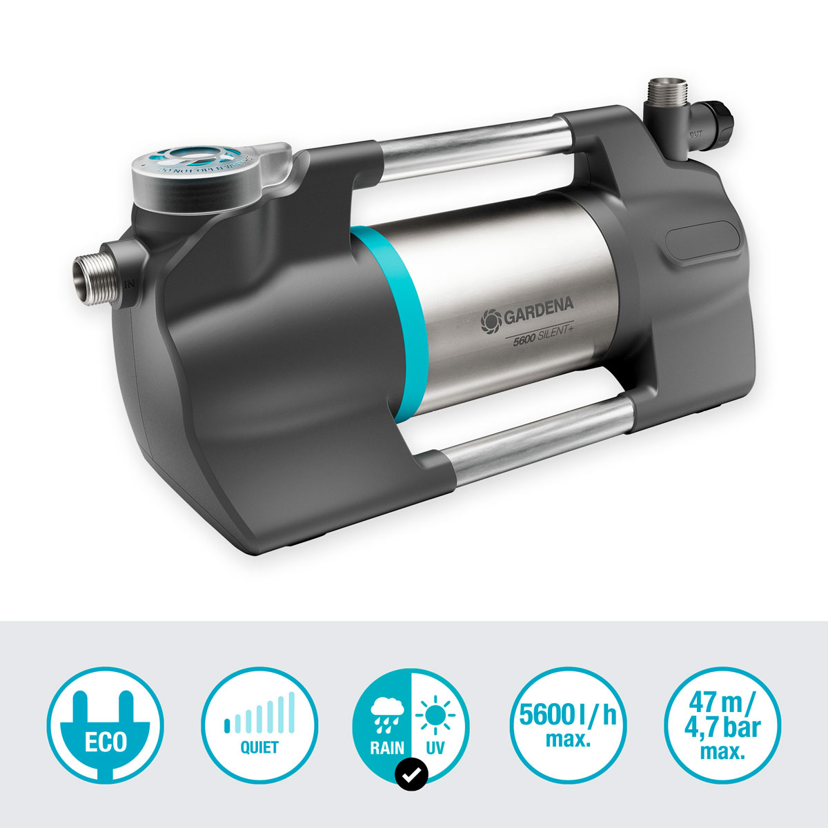 Gardena  Gartenpumpe 5600 Silent+ Bild 2