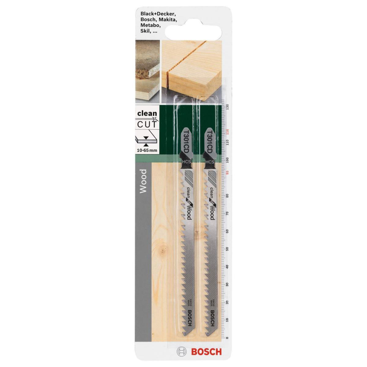 Bosch  DIY Stichsägeblatt T 301CD HCS 2 Stück Bild 2