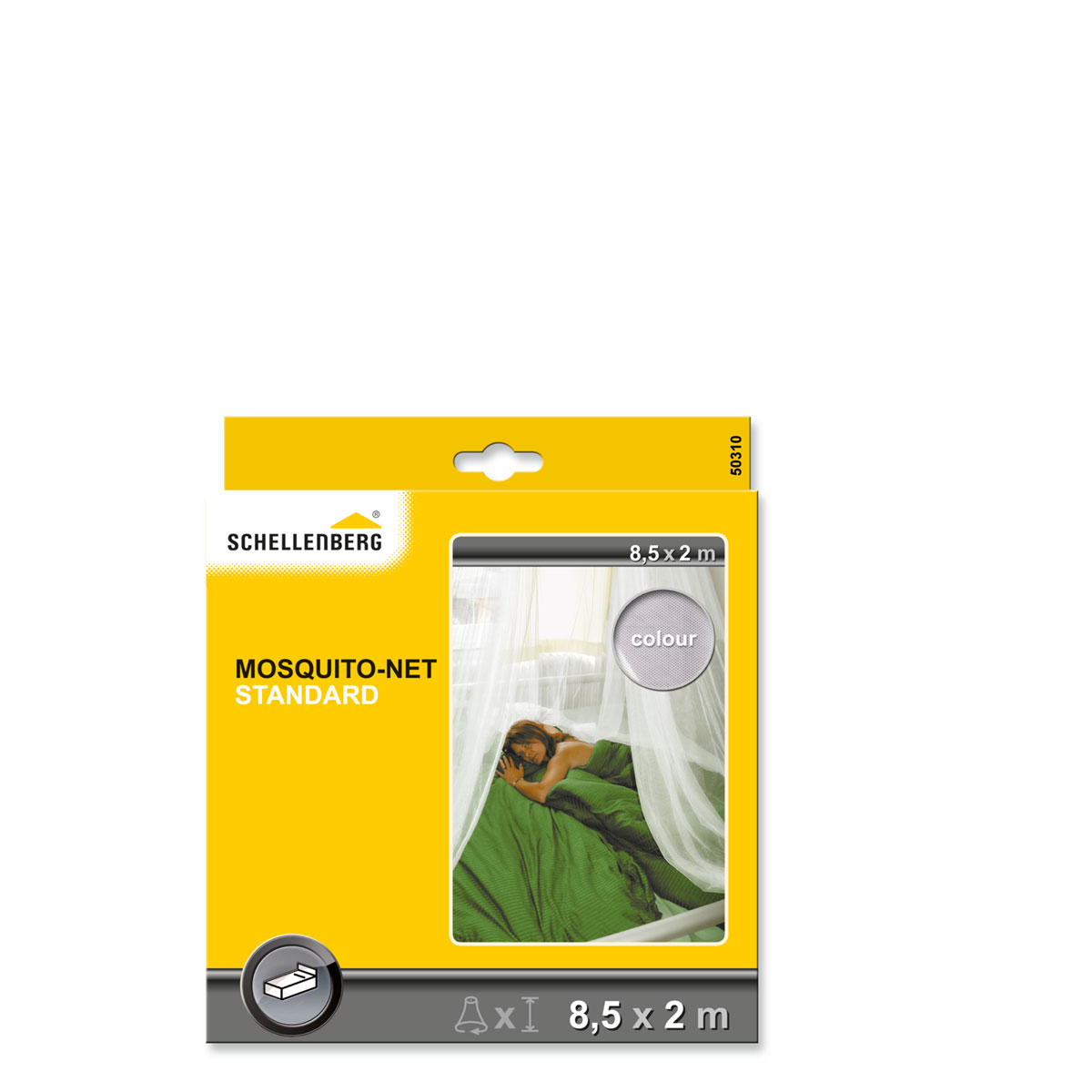 Schellenberg Moskitonetz 2 x 8,5 m weiß