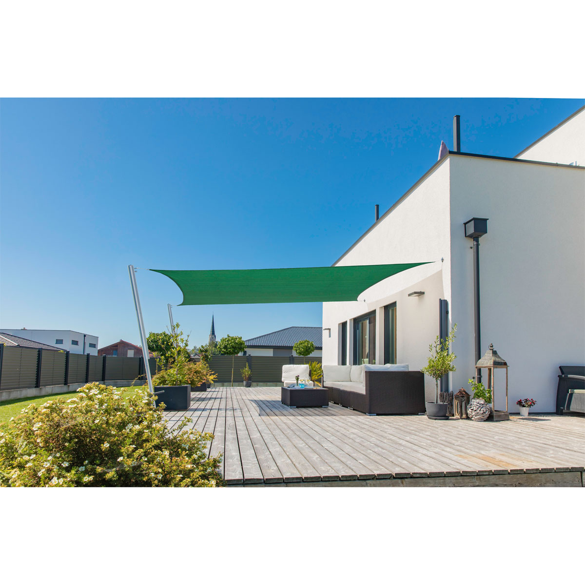 Rechteck-Segel Capri 3 x 4 m olive Bild 1