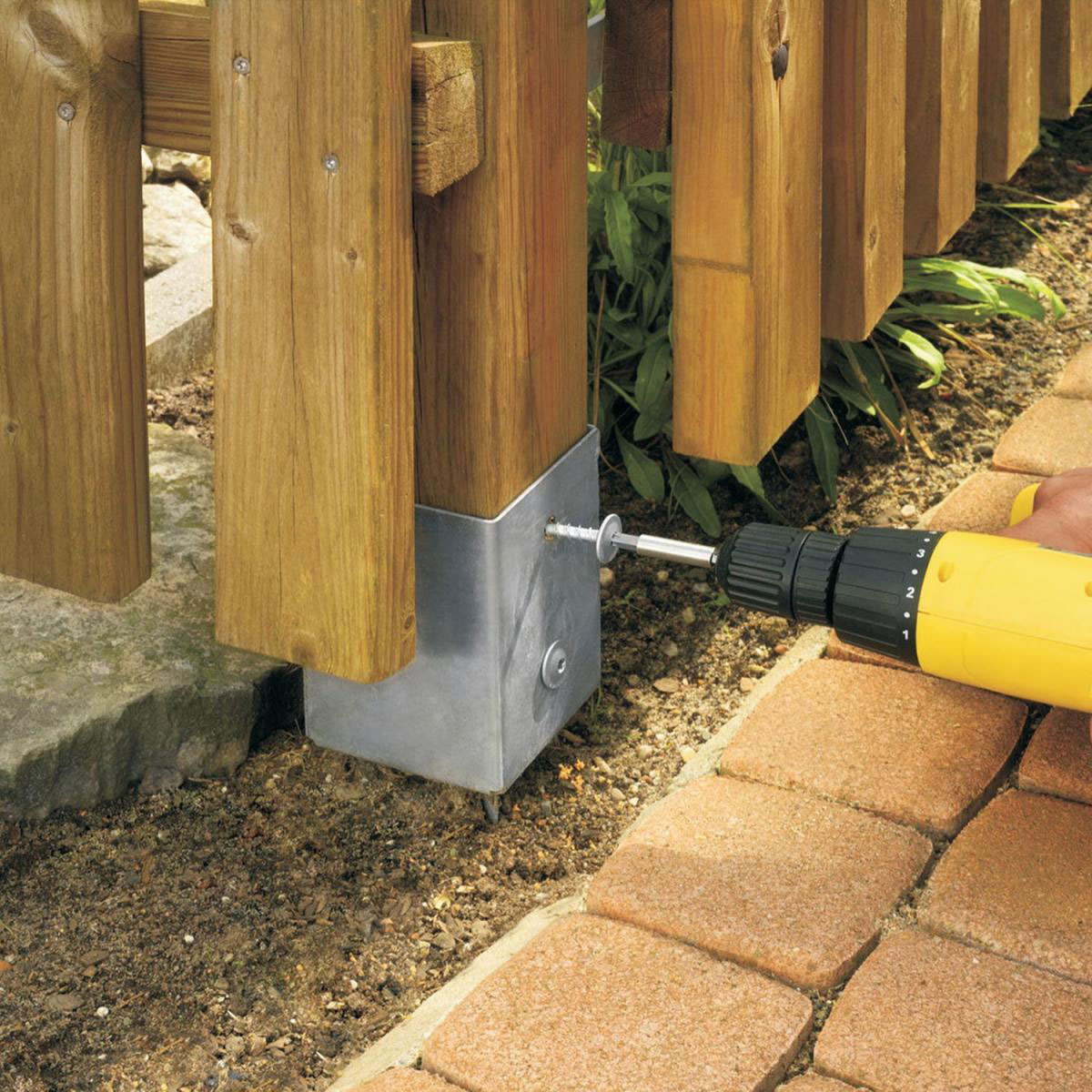 Connex Pfostenschrauben vz 8,0 x 50 mm mit angepresster Schreibe inkl Bit TX40 Bild 2