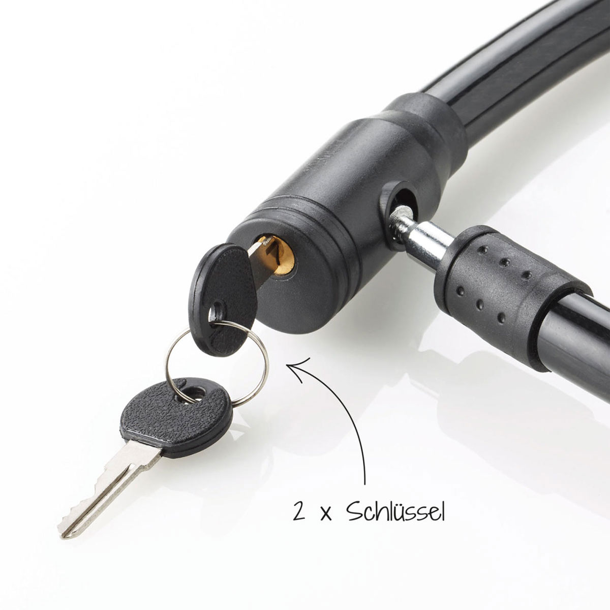 Fischer Bikes Seilschloss 80 cm 18 mm Bild 3