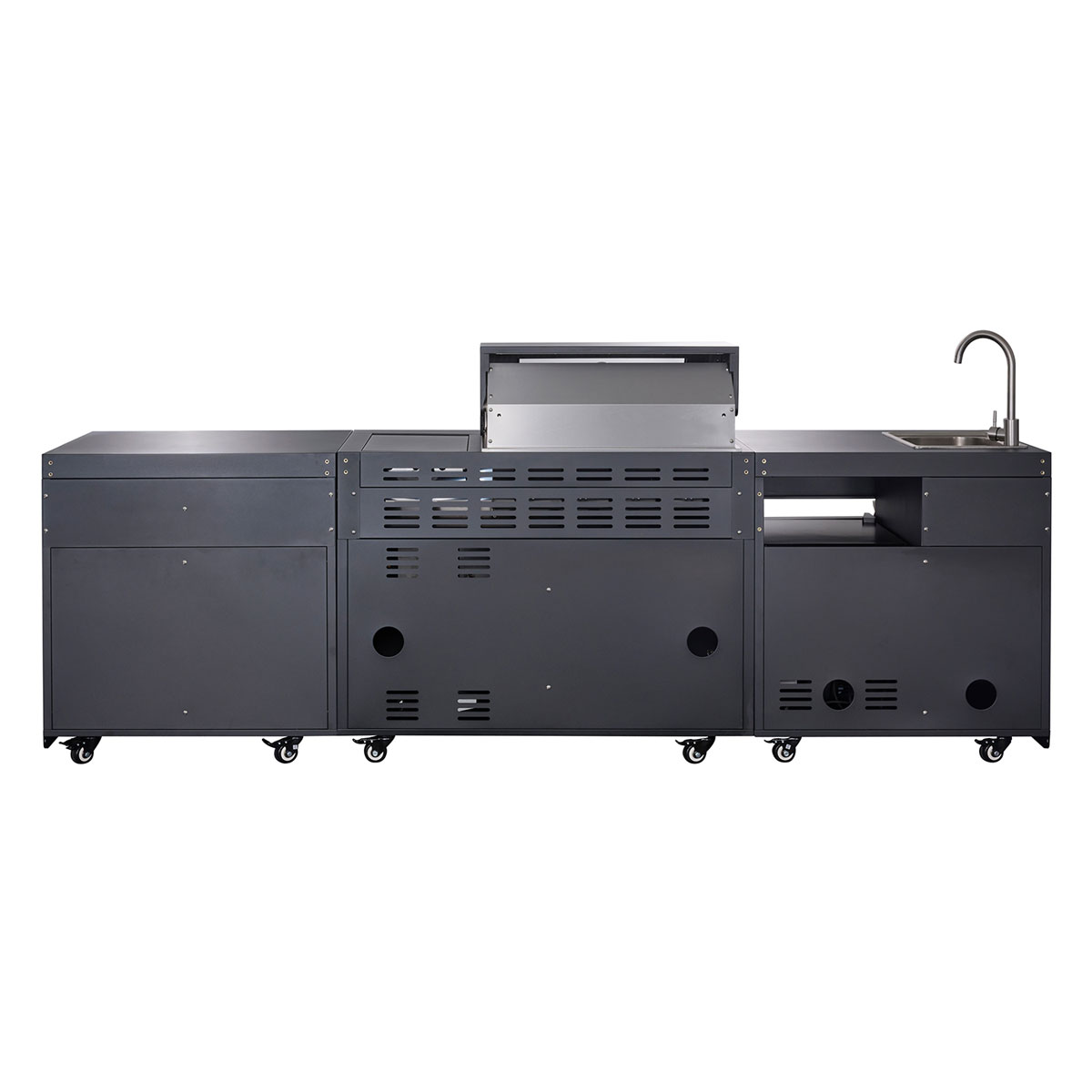 Outdoorküche KingRange 282x58x125cm Bild 3