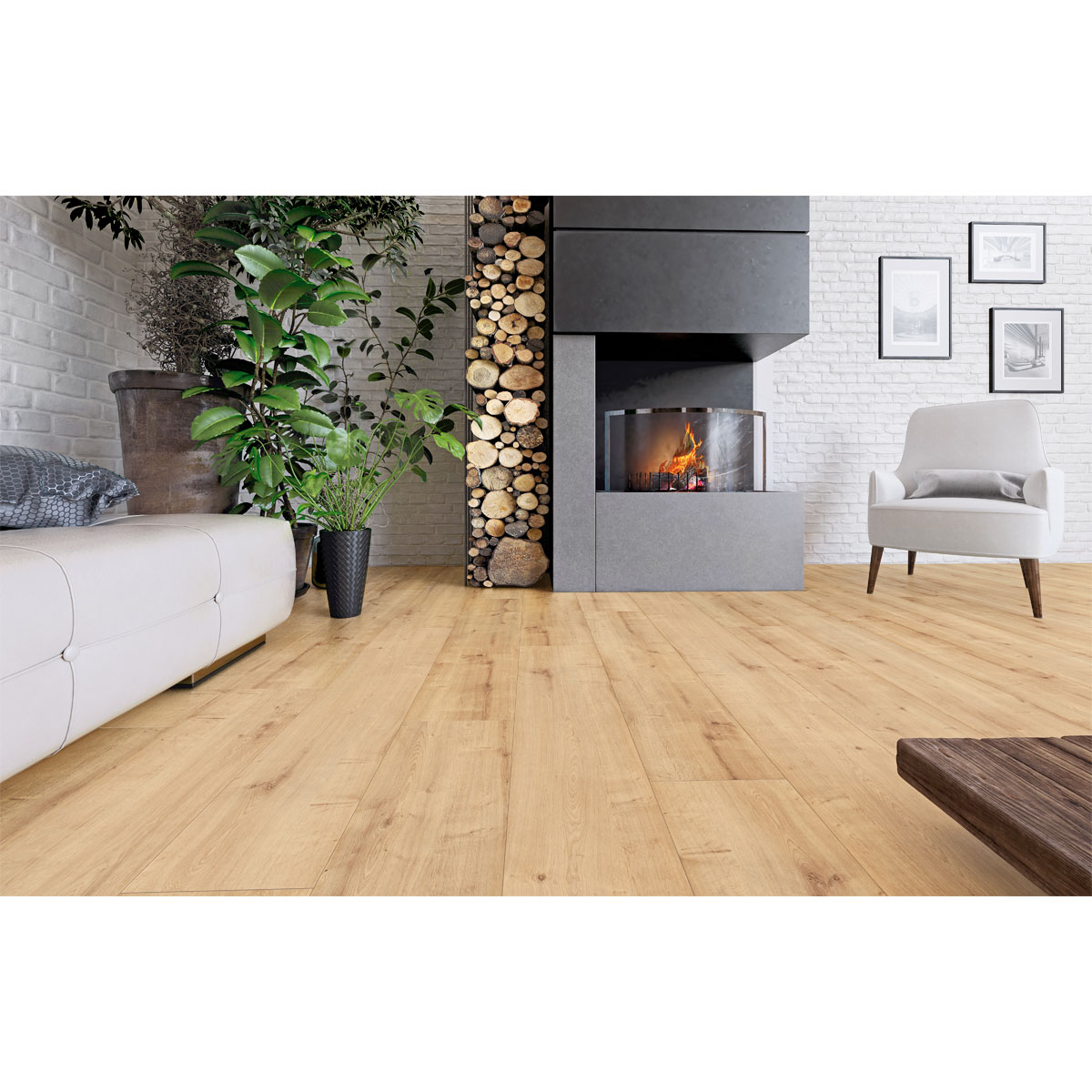 Specht Landhausdiele Deluxe AQUA Burlington Eiche 128,5 x 19,2 cm Bild 3
