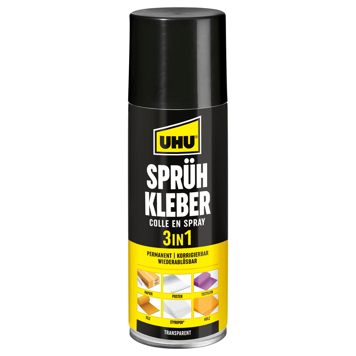UHU  Sprühkleber 3 in 1 200 ml Bild 1