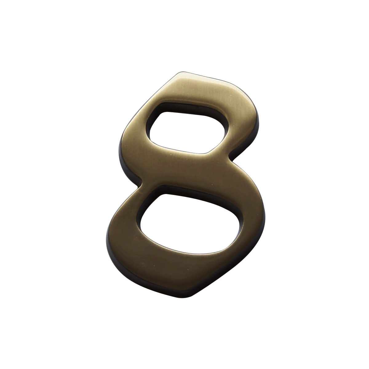 Alpertec Hausnummer 8 brüniert