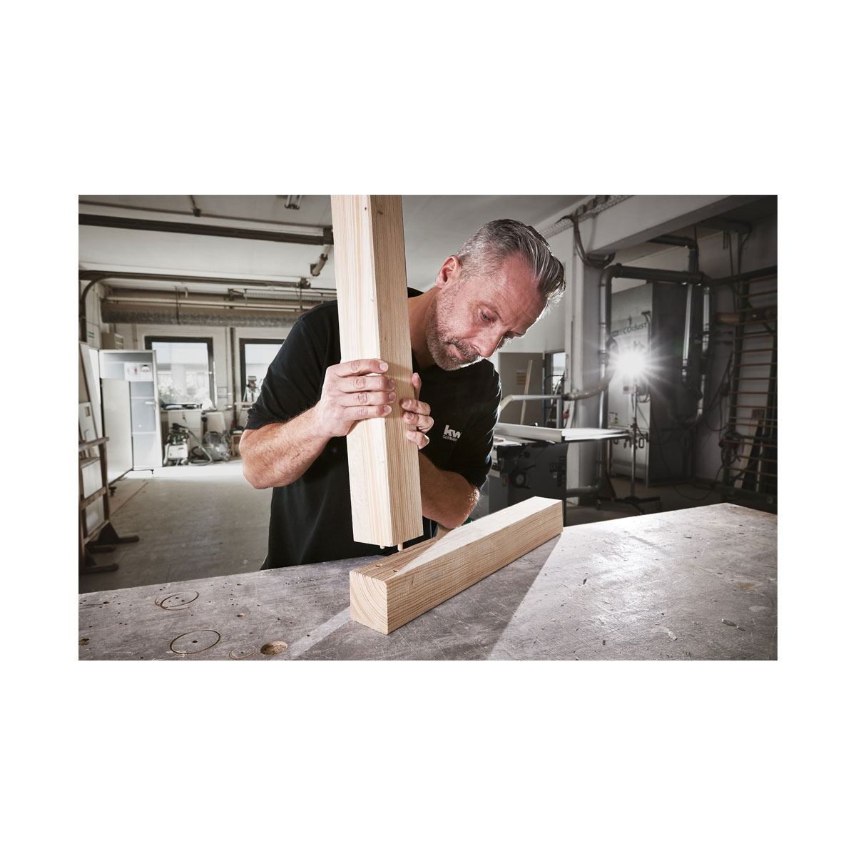 kwb  Dübelhilfe Set mit verstellbaren Bohrlochgrößen inklusive 50 Dübel Bild 3