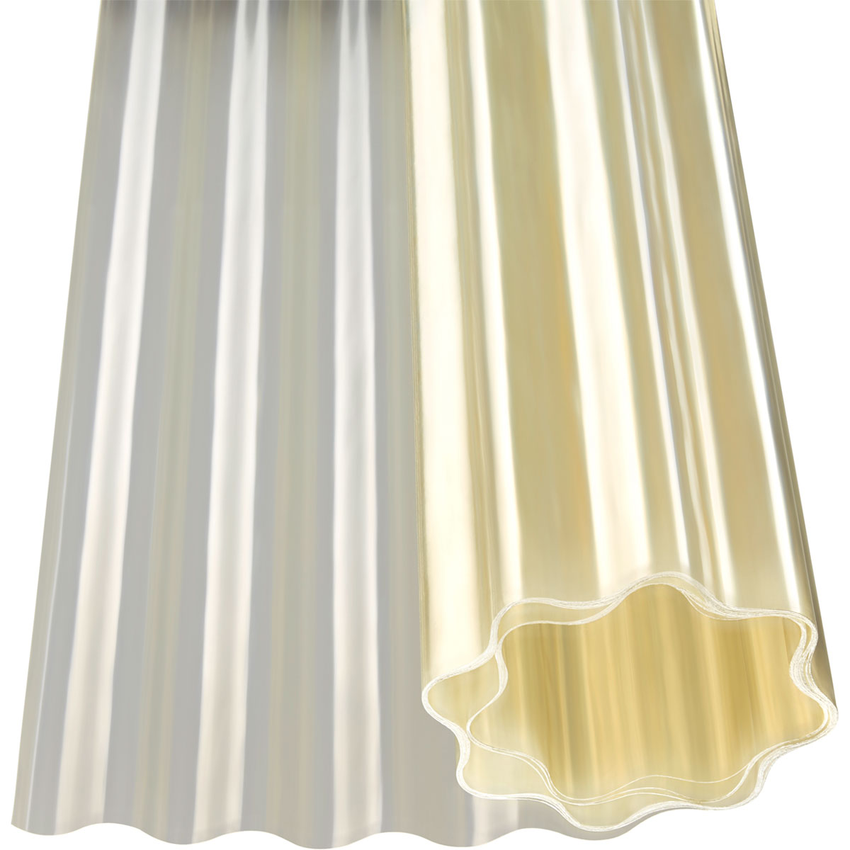 Polyester-Wellrolle natur 5 x 1 m