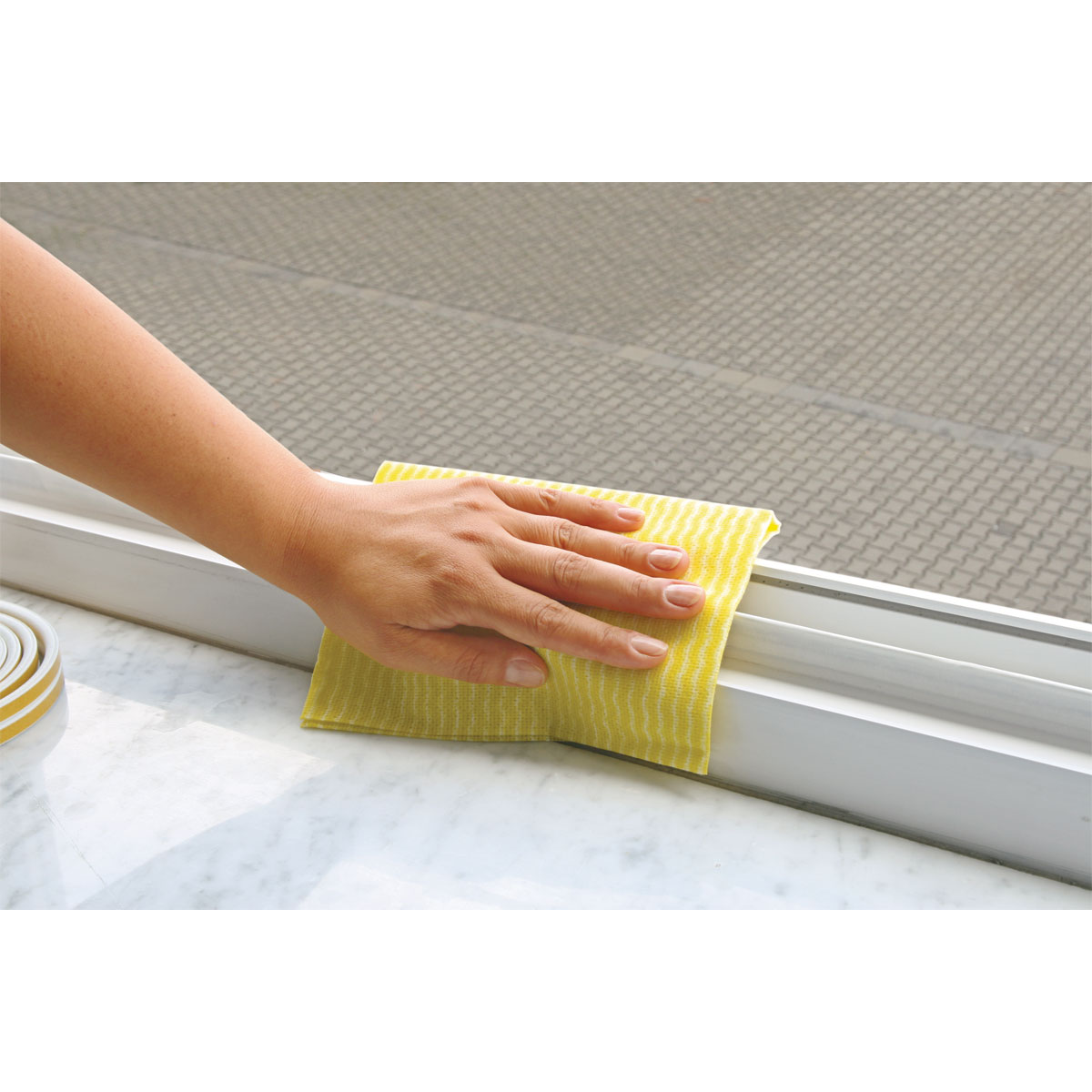 D-Profildichtung selbstklebend braun 6m 9x6 mm Bild 3