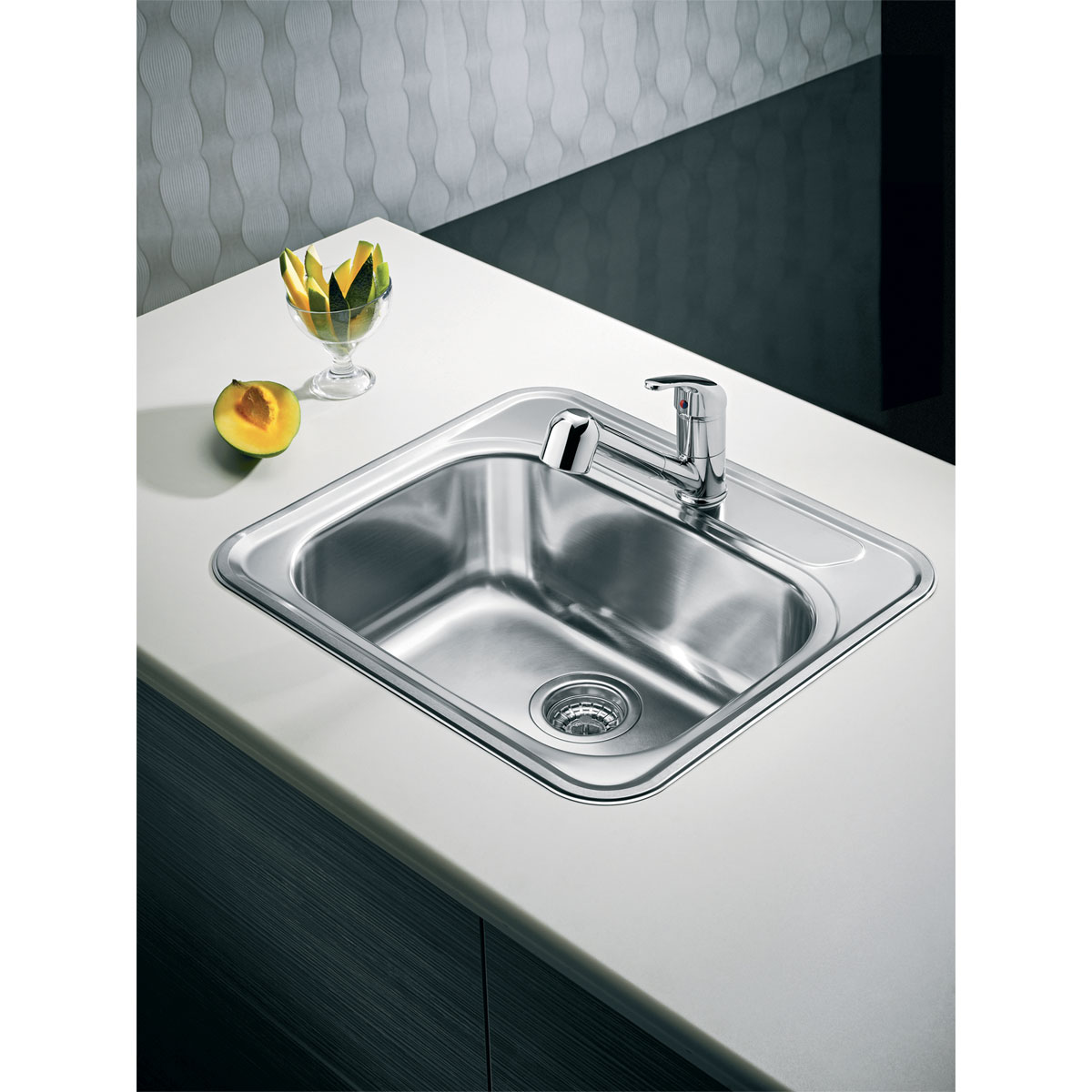 Pyramis  Edelstahl-Einbauspüle ATRIA Bild 3