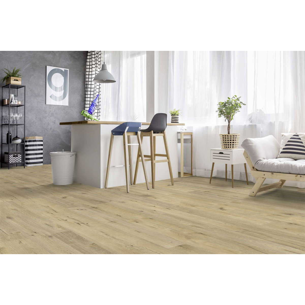 Classen  Vinylboden Green Vinyl Risseiche nat 1290 x 173 x 4 mm Bild 6