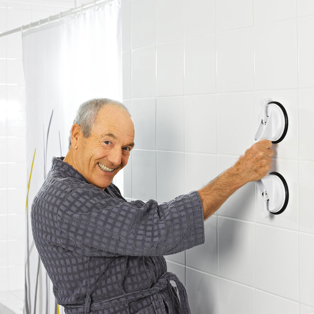 Ridder  Reisesauggriff mit 2 Saugern 32 cm weiß Bild 7