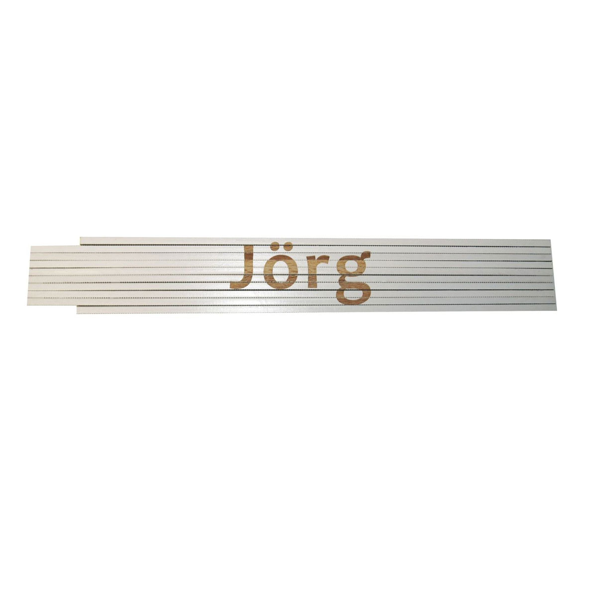 Meterstab „Jörg“, 2m, weiß