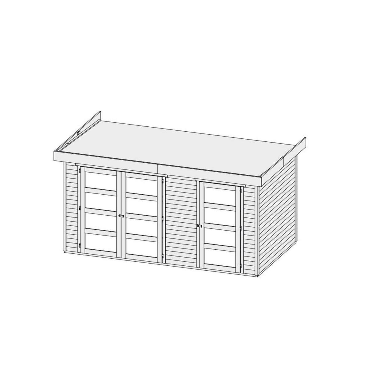 Karibu Gartenhaus Muehlentrup naturbelassen Bild 4