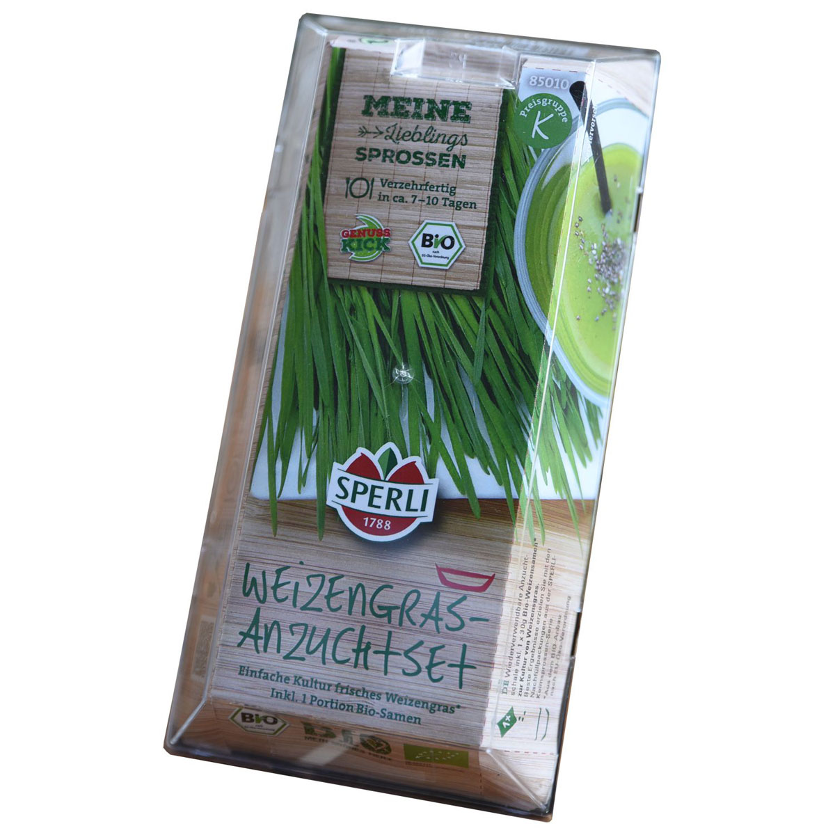 Anzuchtset Weizengras inkl 1 Portion Bio-Saatgut