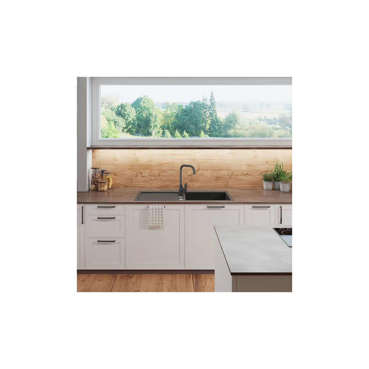 Cornat 3207 Spültischarmatur Noir Round, ND, Farbe: schwarz Bild 2