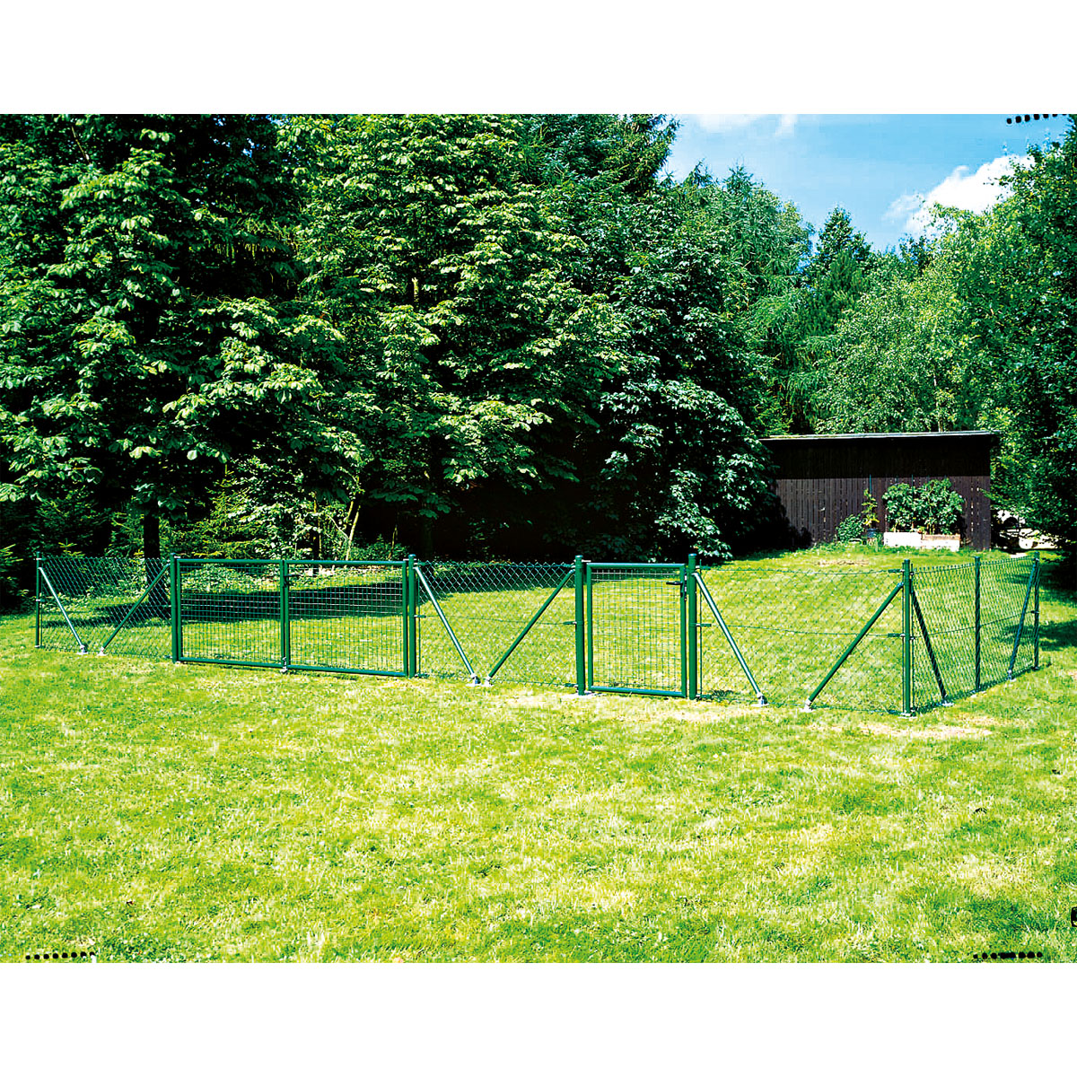 Durabil Zaunpfosten grün 150 cm Bild 2