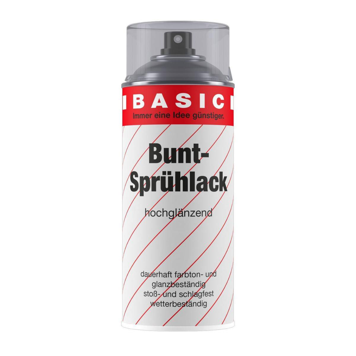 Basic Buntsprühlack transparent hochglänzend 400 ml