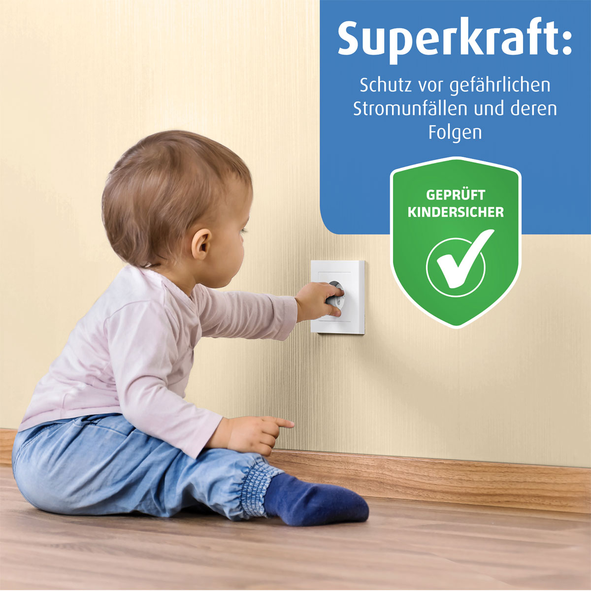 Reer Steckdosenschutz klebend transparent 10 Stück Bild 6