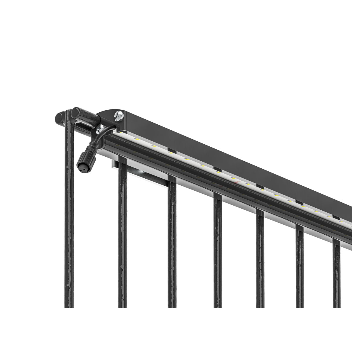 LyghtUp LED-Leuchtleiste fur Doppelstabmatten 196 cm anthrazit Bild 3