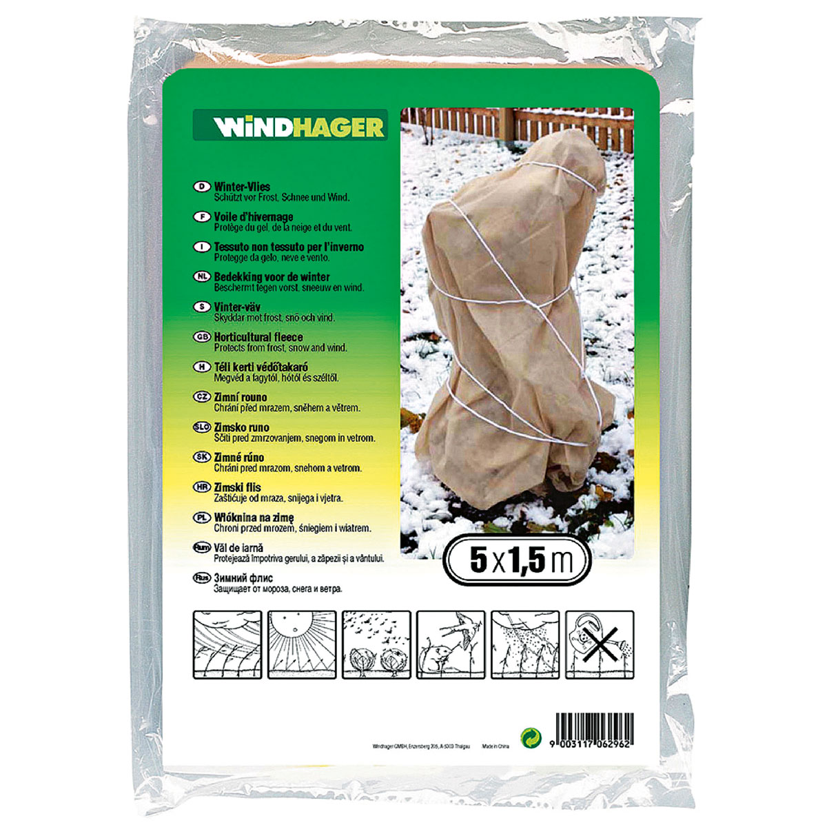 Wintervlies Aktion 5 x 1,5 m