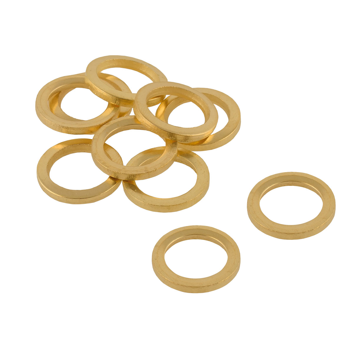 Suki Türbandring Stahl Durchmesser 11x Durchmesser 16 x 2 cm 10 Stück Bild 3