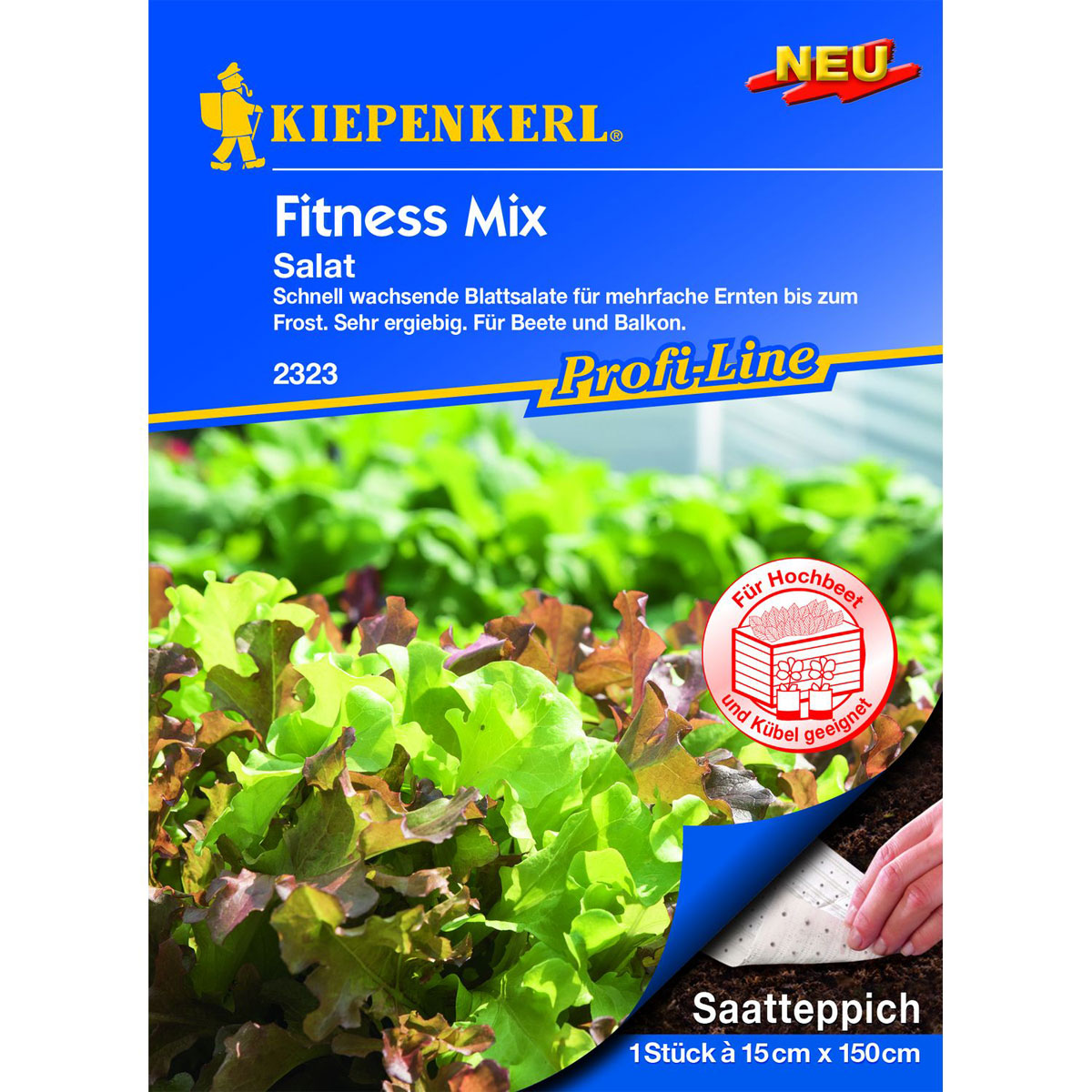 Kiepenkerl Salat Fitness Mix Saatteppich Bild 1