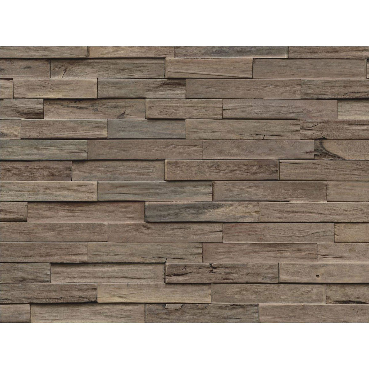 Indo Wandverkleidung Driftwood Hevea Mindanao 9er-Set