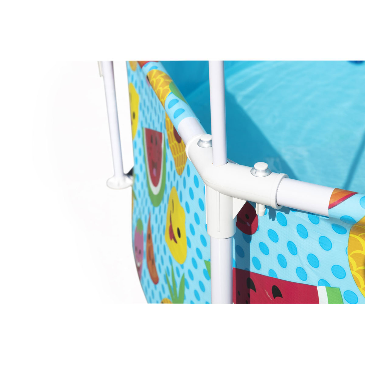 Bestway Stahlwandpool Splash-in-Shade mit Sonnendach 244 x 51 cm bunt Bild 3