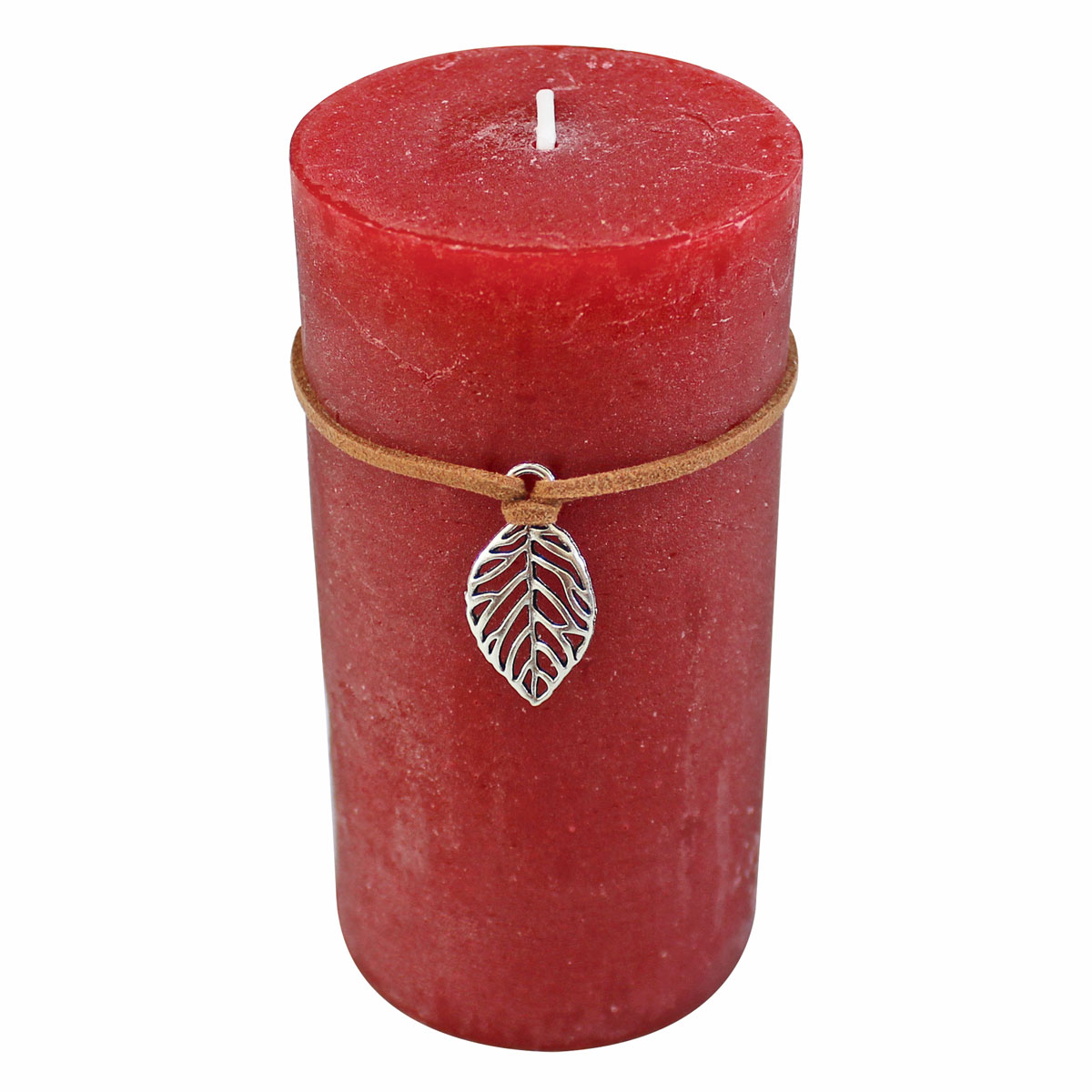 Ambientis Stumpenkerze rubin 13 x 6,8 cm