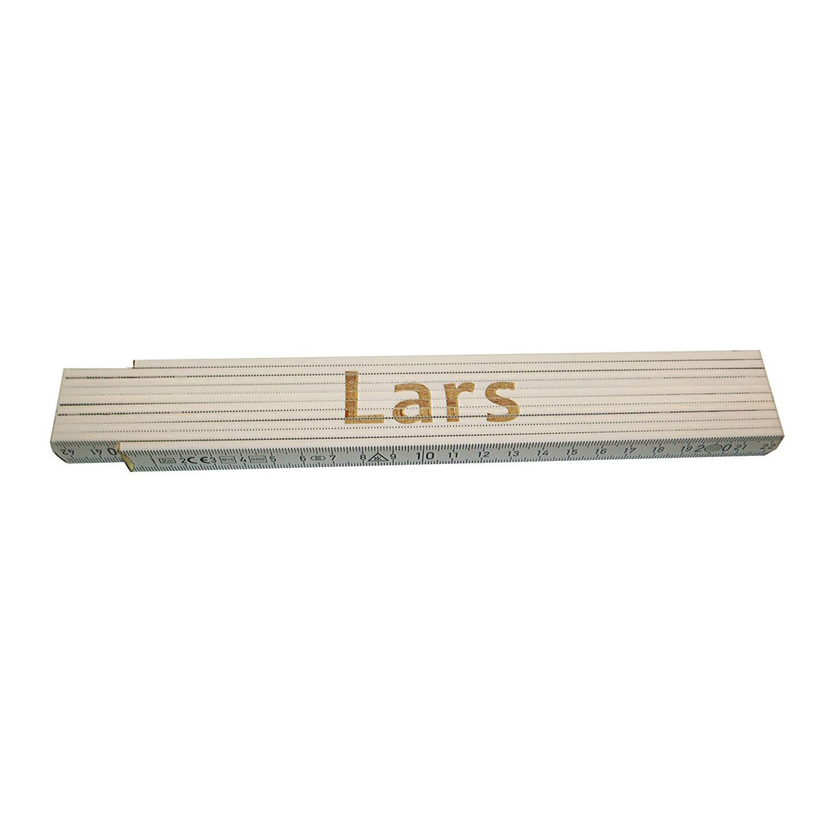 Meterstab „Lars“, 2m, weiß
