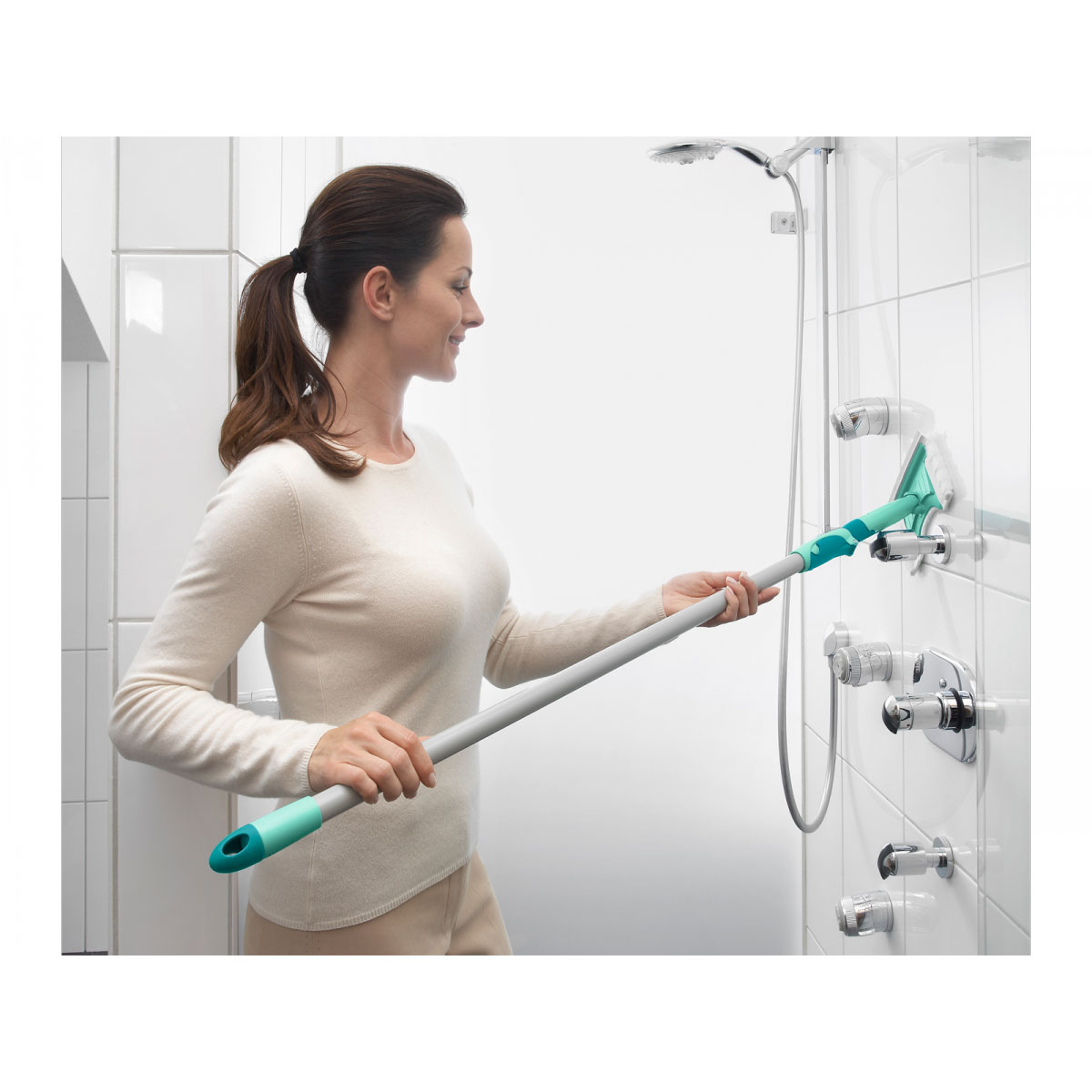 Leifheit Fliesen- und Wannenwischer Flexipad Telesk. Bild 5