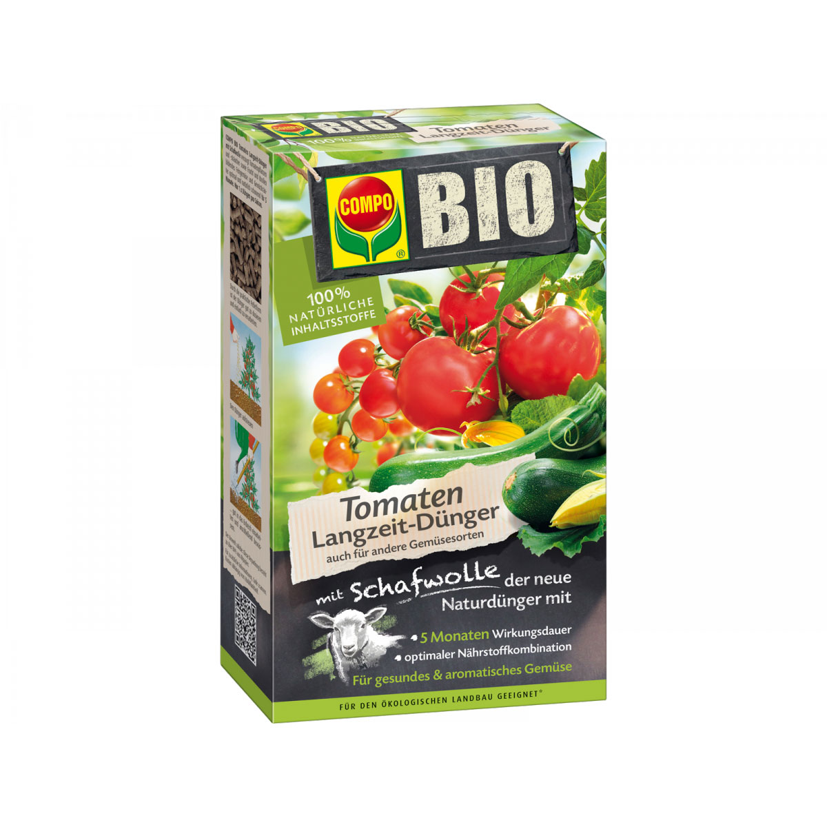 BIO Tomaten Langzeit-Dünger mit Schafwolle 750 g