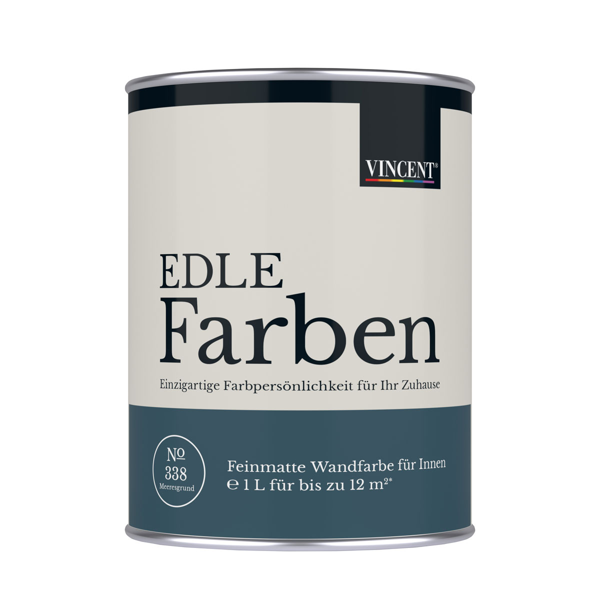 Vincent  Wandfarbe EDLE Farben Meeresgrund matt 1,0 L