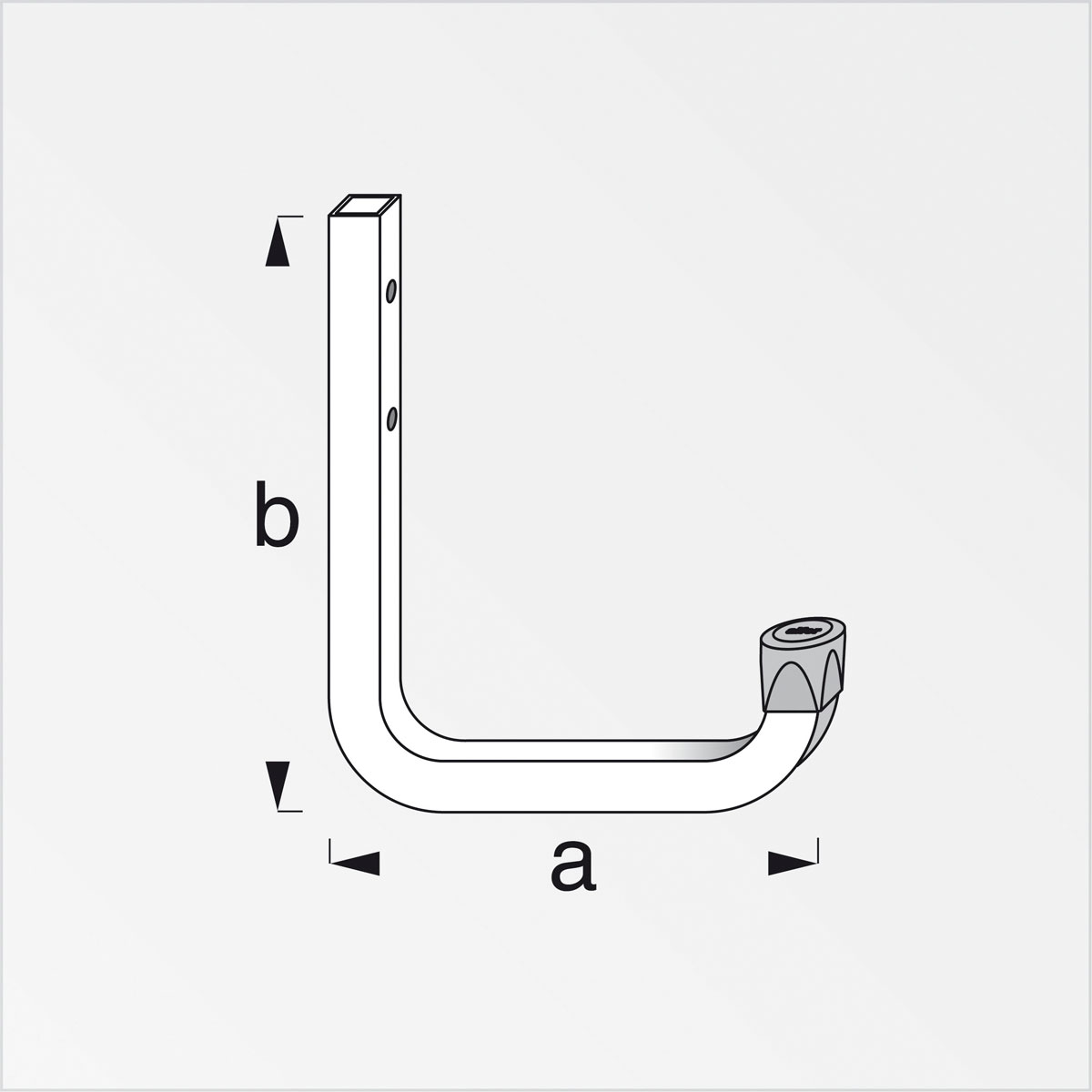 MyTool Wandhaken 80 mm verzinkt Bild 2