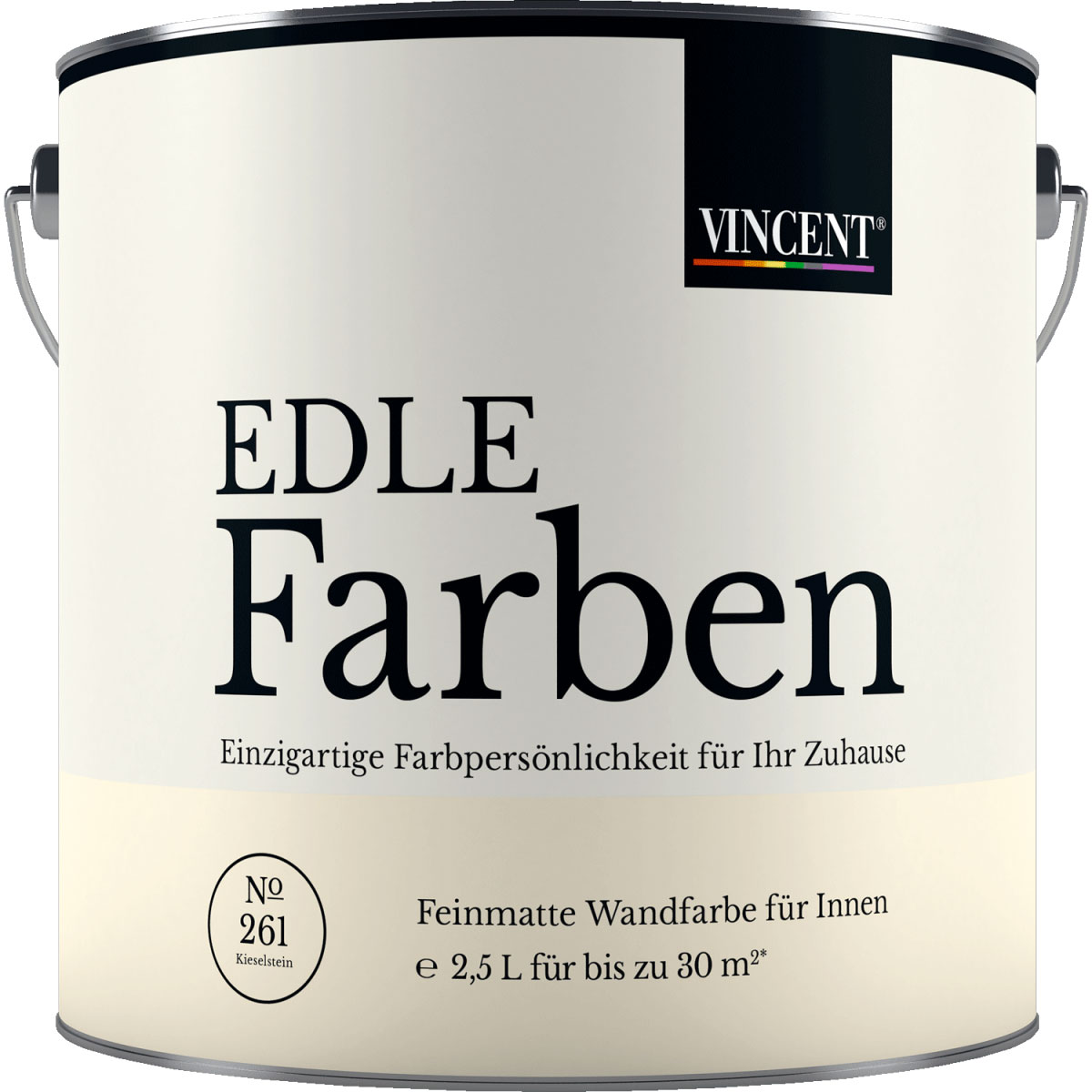Vincent Wandfarbe Edle Farben Kieselstein 2,5 L